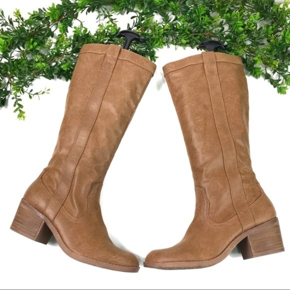 Dolce Vita Shoes - Dolce Vita Women’s Brown Block Heel Boots Size 8 New